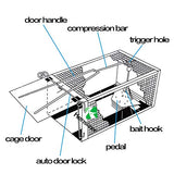 Kensizer 2-Pack Animal Humane Live Cage Trap That Work for Rat Mouse Chipmunk Mice Voles Hamsters and Other Small Rodents, Trampa para Ratones, Catch and Release