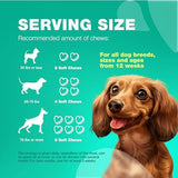 Probiotics for Dogs Gut Health, Digestion, Immunity, Yeast Balance, Itchy Skin, Allergies Support - Dog Probiotic Chews with Digestive Enzymes for Gut Flora- Soft Treats with Pumpkin and Yeast Powder
