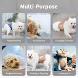 Belly Bands for Male Dogs(5 Pack),Washable Reusable Extra Large Dog Diapers Male Leakproof Doggie Belly Wrap,XXL