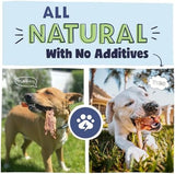 Pawstruck Premium Beef Jerky Dog Treat Chews, Large 10" Strips – Supports Hip & Joint Health, Rich in Glucosamine & Chondroitin, No Added Preservatives – 15 Count