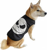 ComfyCamper Skeleton Face Cape for Dogs - Small Large XXL Tux Spooky Cosplay Halloween Costumes Christmas, M