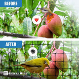 Fencer Wire 7 ft. x 100 ft. Garden & Plant Protective Netting with 3/4" Mesh, Reusable & Doesn't Tangle, Protection Against Bird, Deer and Other Animals, Multiple Choices Available