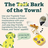WOOF Pupsicle Treat Tray Mold, Small 10-25 lbs, Silicone Molds for Dog Treats, Dishwasher Safe, Reusable Treat Tray, Freeze Refill Treats For The Pupsicle Toy