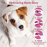 Riley's Pill Wrap for Dogs - Delicious Pumpkin & Peanut Butter Flavored Pill Paste for Dogs - Wrap Pills, Capsules, Tablets in a Pocket or Pouch to Mask The Taste - 4.2 oz