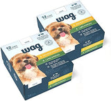Amazon Brand – Wag Wet Dog Food Cups, Chicken & Lamb Pate Variety Pack, 3.5 Oz, Pack of 24