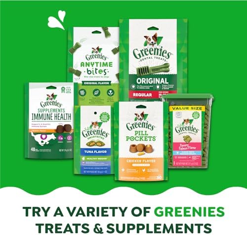 Greenies Pumpkin Spice Flavor Petite Size, Veterinarian-Recommended for Dental Care, Dog Treat Chews, Limited Edition, 12 oz., Pouch (20 Treats)