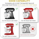Ice Cream Attachment for Kitchenaid,Fits KitchenAid 4.5-5QT/5.5-6 Quart Stand Mixers,Mixer Accessories,Makes 2 Quarts of Frozen Yogurt,Ice Cream and Sorbet by KOYOEY