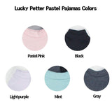Lucky Petter Basic Dog Pajamas Pastel Durable and Elastic Dog Onesie Apparel Outfits Doggie Jammies (4X-Large, Pink)