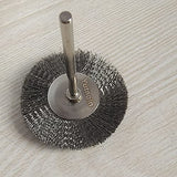 69Pcs Abrasive Wheel Buffing Polishing Wheel Wire Brushes Set for Rotary Tool Accessories,Shank 3mm Mini Brush Polishing Kit,for Power-Operated Grinders