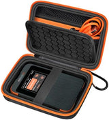 Hard Case Compatible with SIMO Solis 5G WiFi Mobile Hotspot, Travel Router for Hotel WiFi Storage Holder Bag with Mesh Pocket for Charger USB Cable and Accessories (Box Only) - Black