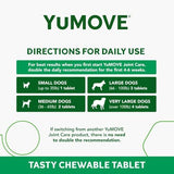 Adult Dog Tablets | Hip and Joint Supplement for Dogs with Glucosamine, Chondroitin, Hyaluronic Acid, Green Lipped Mussel | Dogs Aged 6 to 8 | 120 Count Tablets, Treat Colored