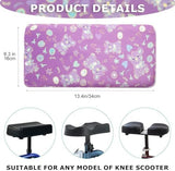 Knee Scooter Cushion 2" Thick Memory Foam Knee Scooter Pad for Comfort w/Removable Cover Walker/Roller Accessories fits Most Models