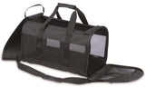 Petmate Soft-Sided Kennel Cab Pet Carrier,Black,Up to 10lbs, 17 X 10 X 10 (21329)