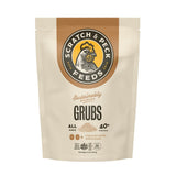Scratch and Peck Grubs for Chickens and Ducks - 3.5 lbs Bag - Sustainably Sourced - Naturally High Protein, Calcium Dense - Dried Black Soldier Fly Larvae Bird Treats
