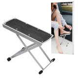 Pedicure Foot Rest, Adjustable Foot Stand with Non-Slip, Toe Separator - Easy at Home, No More Bending or Stretching, Beauty Pedicure Kit (Black)