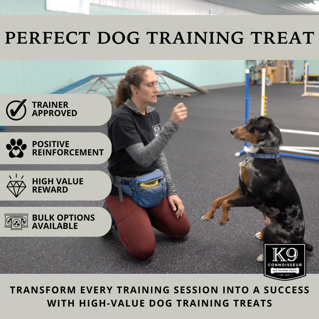 K9 Connoisseur Beef Lung Dog Training Treats All Natural & Lean, USA Made Single Ingredient, Bulk Dogs Treat, Grain Free, for All Breeds & Sizes - 2.5 Lbs