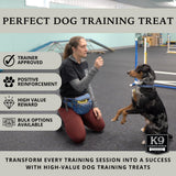 K9 Connoisseur Beef Lung Dog Training Treats All Natural & Lean, USA Made Single Ingredient, Bulk Dogs Treat, Grain Free, for All Breeds & Sizes - 2.5 Lbs