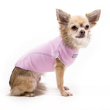 My Canine Kids Fleece Sweater Vest, Cool Weather Pullover, Spring and Fall Clothes for Dogs (6500) (XL Fits 60-90 LBS, Back 26", Pink)