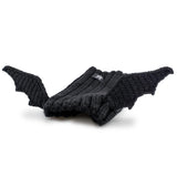 Zoo Snoods Bat Wing Dog Costume - Warm Crochet Snood Wrap for Pets, Neck Ear Cover Protection, Halloween Winter (Small)