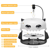 2024 Flea Traps for Inside Your Home, 2 Pack Monster Flea Killer with Sticky Discs & Bulbs, Professional Pest Control Trapper for House, Safe Flea Lights Insect Catcher Bed Bug Trap for Kids & Pets