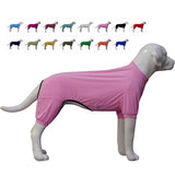 LoveLongLong Dog Jumpsuit with UV Protection and Quick-Dry Fabric for Spring Summer Pet Pajamas Pink XL