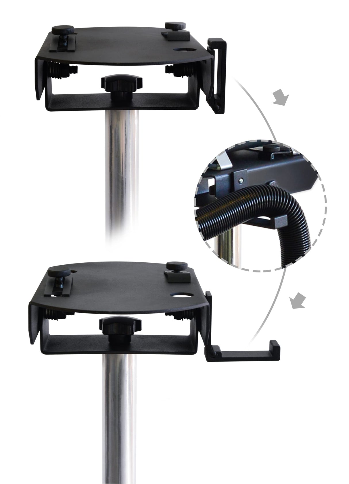 SHELANDY Pet Dryer Stand with Wheels & Hose Holder