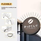 OFFO Bird Spikes with Stainless Steel Base, Durable Bird Repellent Spikes Arrow Pigeon Spikes Fence Kit for Deterring Small Bird, Crows and Woodpeckers, Covers 3.4 Feet(1.04m)