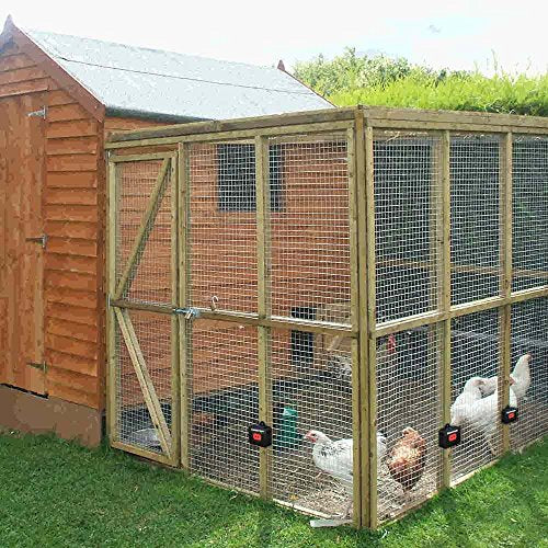 Univerayo Coyote Deterrent Solar Predator Control Light Deer Repellent Device for Nighttime Animal Repeller Fox Skunk Repellent Raccoon Deterrent for Outdoor Garden Yard Chicken Coop - 2 Pack