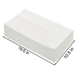 Okllen 200 Pcs Bird Cage Liners, 11x20 Inch Disposable Cage Paper Liners Pad Absorbent Non-Woven Tray Liners for Parrot Parakeet Finch Canary Pet Bird, White