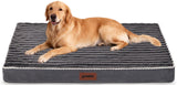 ZOMISIA XXL Dog Bed for Crate - Extra Large Orthopedic Pet Beds with Removable Machine Washable Cover, Egg Crate Foam Puppy Pad, Suitable for Pet Up to 100 lbs, 47"x29"