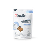 Kradle Bliss Bars for Dogs - Peanut Butter Flavored Calming - GABA L-Theanine - On The Go Packaging - Supports a Calm Demeanor - 6 Bars