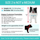 Pandaloon Dog Halloween Costume - As Seen on Shark Tank - Patented - Funny Costume with Arms for Small and Medium Dogs and Cats (Bunny, Size 2(15-16 in Height at TOP of Head,Girth<16 in))