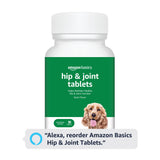 Amazon Basics Dog Hip & Joint Daily Chewable Tablets, with Glucosamine, MSM, and Chondroitin, Duck Flavored, 90 Count (Previously Solimo)