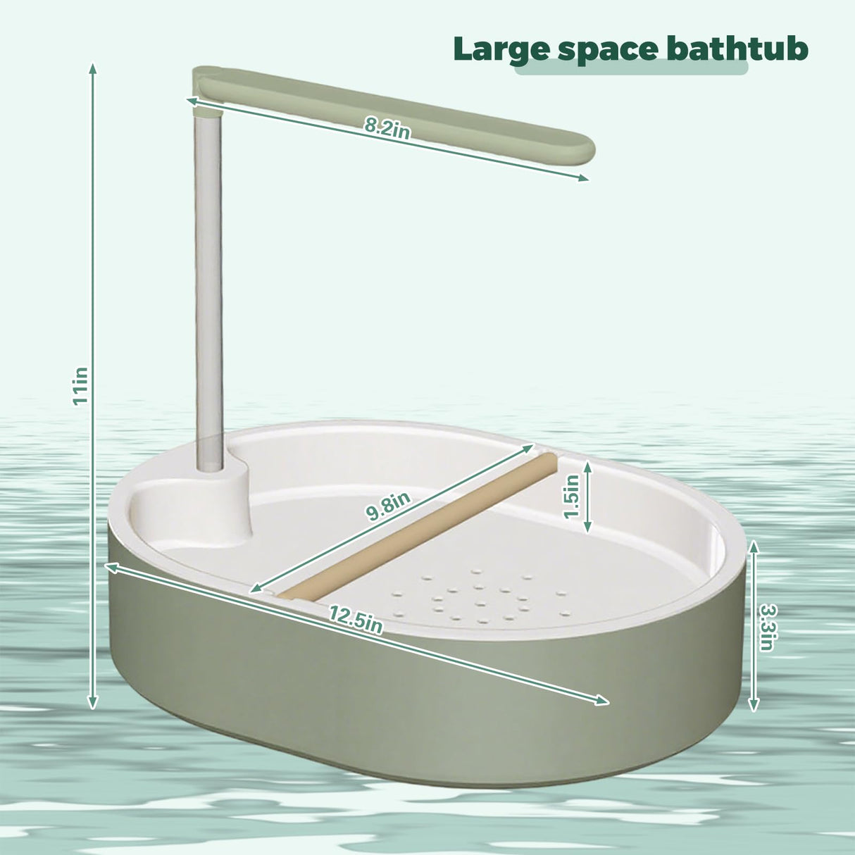 Parrot Bathtub Bird Automatic Bath Shower,Large Bird Shower Fountain Indoor Bathtub with Running Water, Contains USB and Pump,for Pet Birds, African Grey, Cockatiel, Conure, Budgie, Lovebird(Fashion)