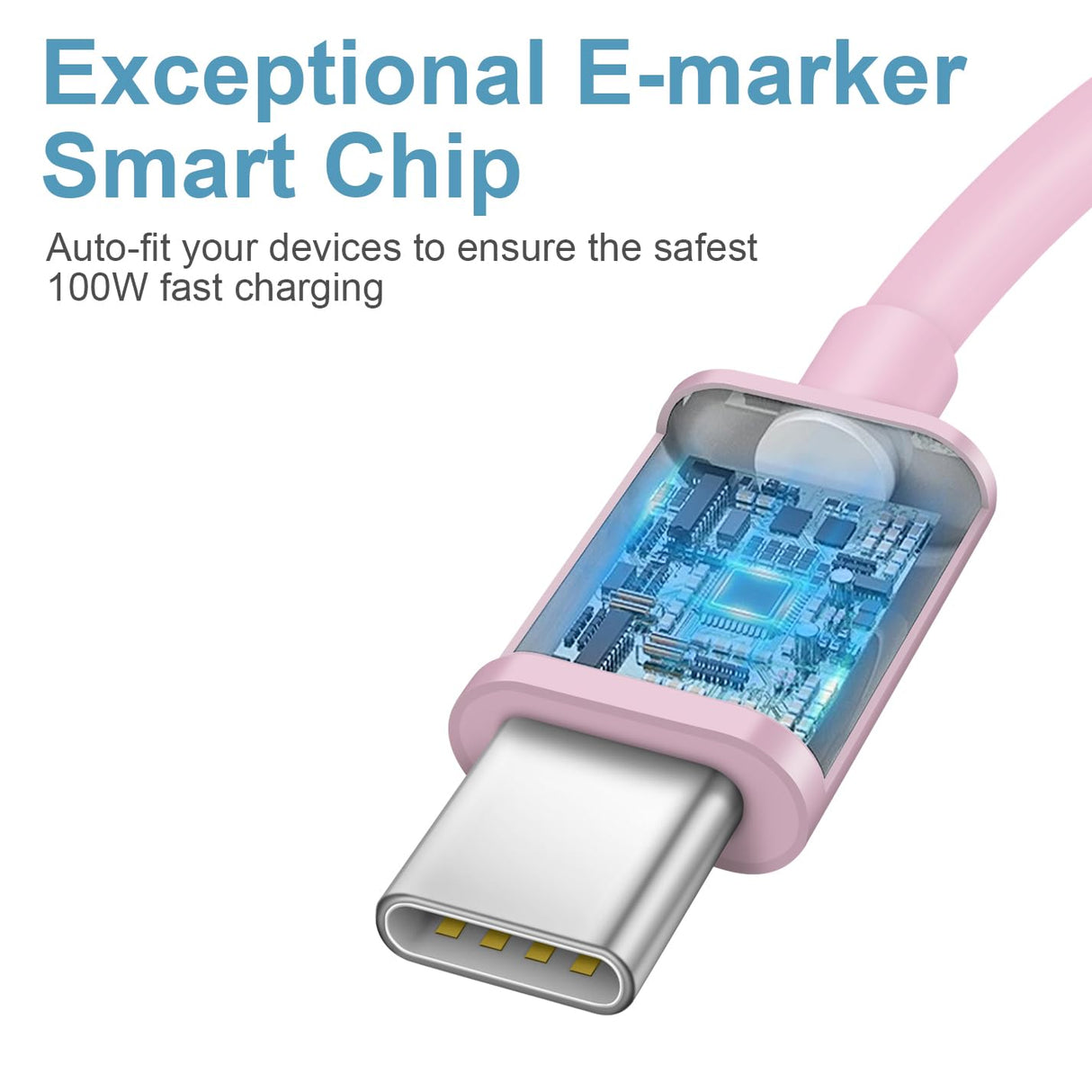 iPhone Charger, Fast Charging USB Type C ,Charge Block for iPhone 16,16 Plus, 16 Pro Max, 15, 15 Pro Max, iPad Pro/AirPods , Pink