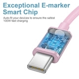iPhone Charger, Fast Charging USB Type C ,Charge Block for iPhone 16,16 Plus, 16 Pro Max, 15, 15 Pro Max, iPad Pro/AirPods , Pink