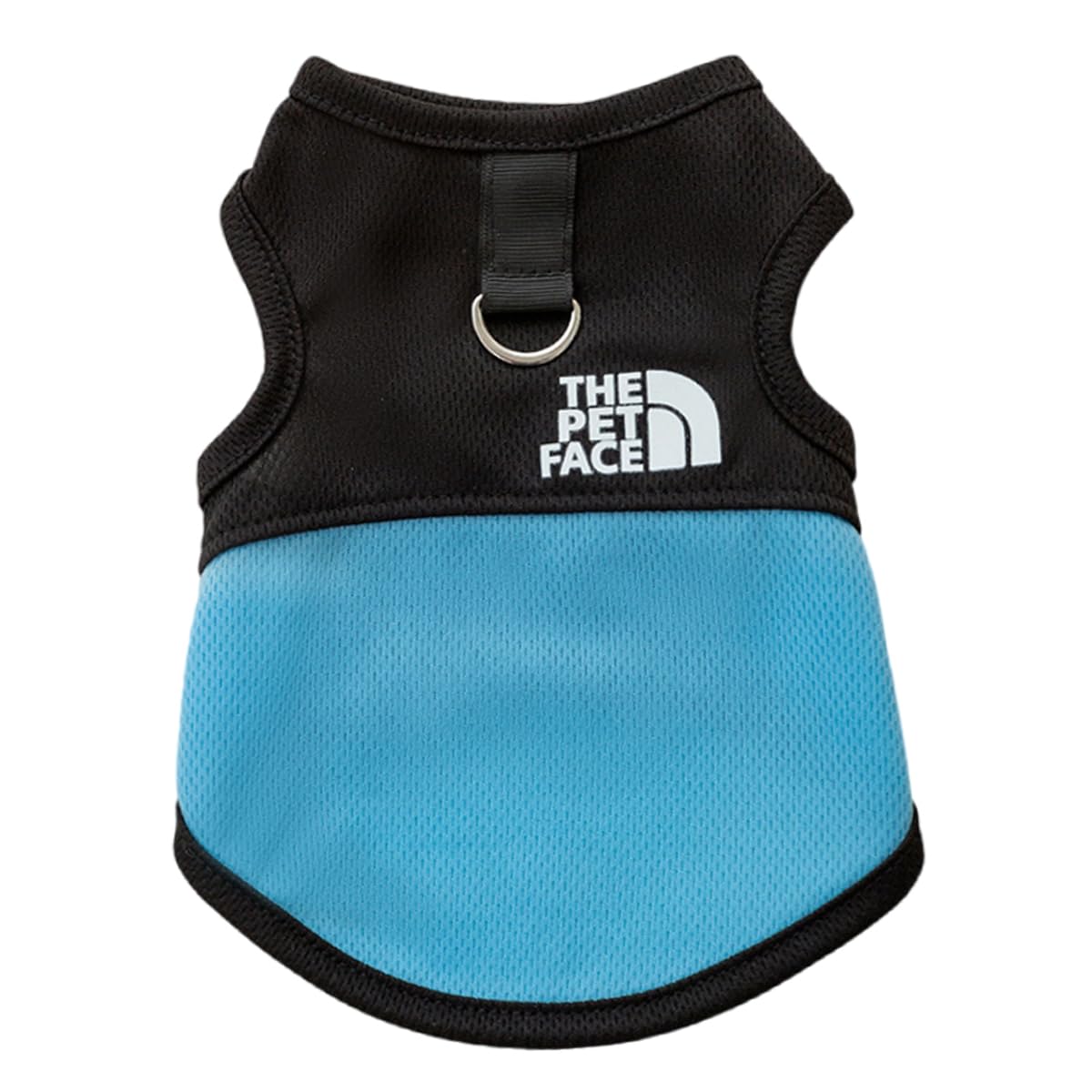 Generic Dog Shirts Pet T-Shirts Breathable Mesh Sleeveless Vest Summer Dog Clothes Pullover Lightweight Cat Clothes with Leash Ring Puppy Sweatshirt Outfits Dog Shirt for Small Dogs Boy Girl (Blue,S)