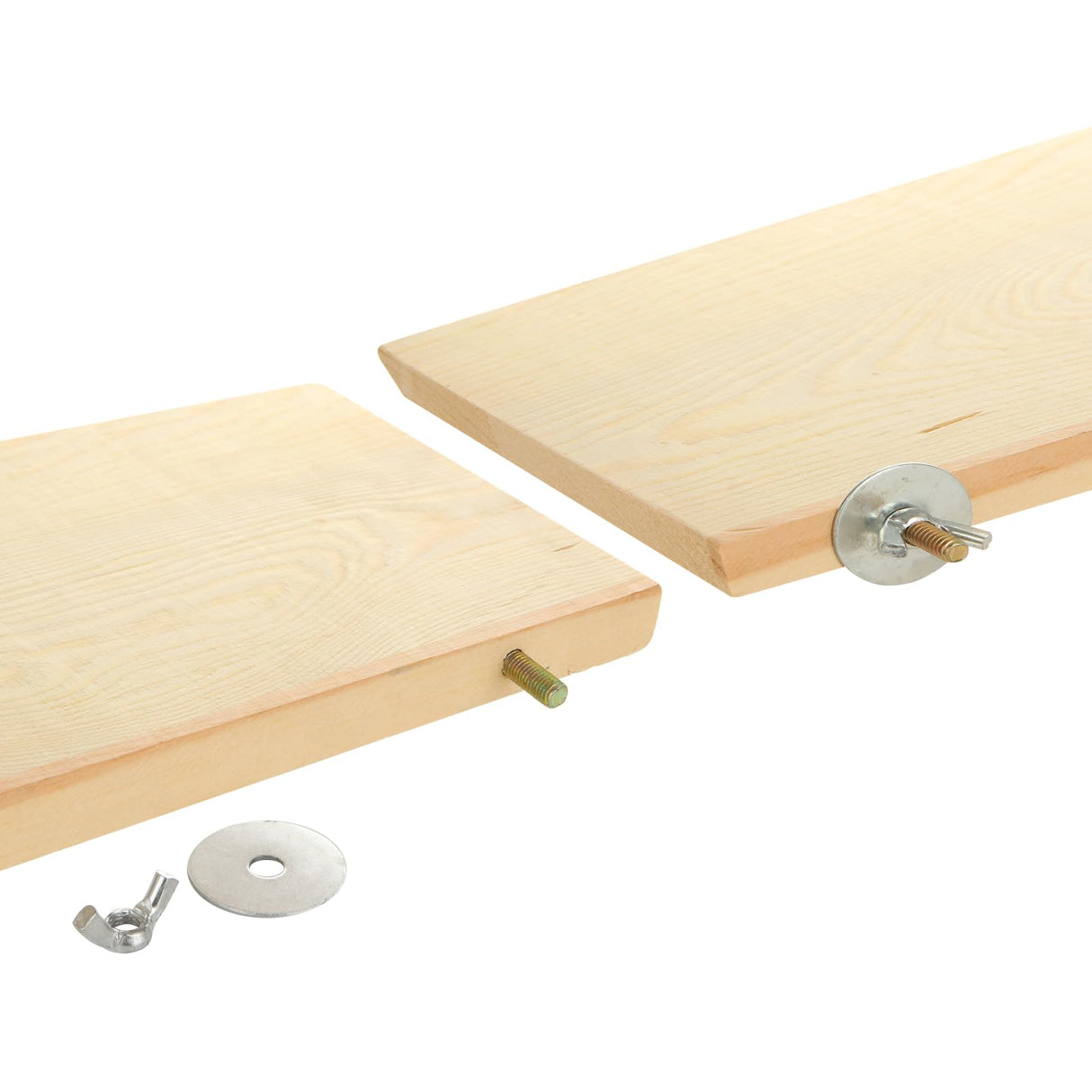 Oungy 4 Pack Bird Perch Stand 12.4×5.3 Inch Parrot Wood Platform Rectangle Wood Perch Stand Board Shelf for Parrots Birds Budgie Parakeet Cockatiel Hamster Chinchilla Gerbil