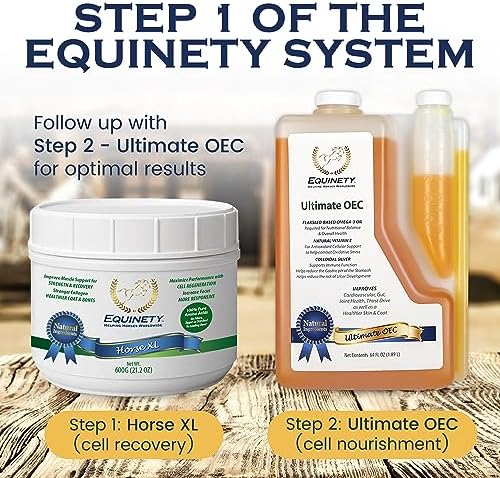 100-Day Supply Horse XL Horse Supplements – Horse Care W/ 8 Essential Amino Acids to Promote Cellular Repair - No Soy or Sugar Coat Defense for Horses - Horse Joint Supplement & Horse Hoof Supplements