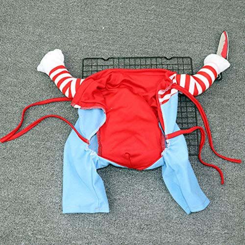 Pet Deadly Doll Dog & Cat Cosplay Costume for Small & Medium Pets - Adjustable Halloween & Christmas Dog Costume(XL)