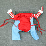 Pet Deadly Doll Dog & Cat Cosplay Costume for Small & Medium Pets - Adjustable Halloween & Christmas Dog Costume(XL)