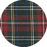 School Uniform Plaid Heart Shape Button Hair Ties/Set of 2/Girls & Women Hair Accessories/Pony tail Holder|AGD Accessories/Hair Bobbles (Plaid 56)