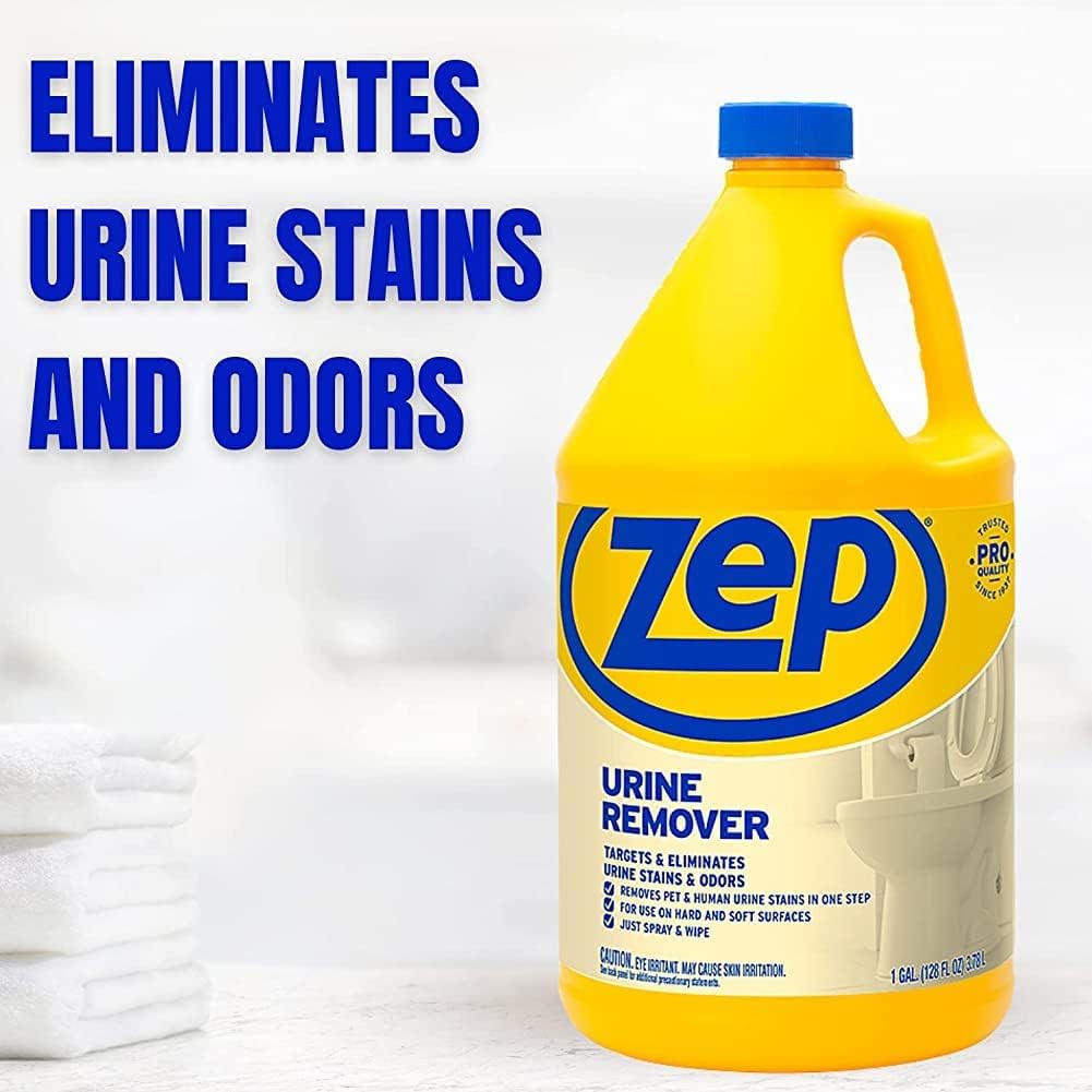 Zep Urine Remover 128 Ounces Targets and Eliminates Urine Odors and Stains