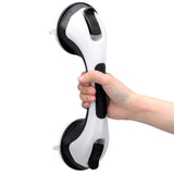 TAILI Shower Grab Bar, 12 Inch Shower Handle for Bathtubs and Showers for Elderly, Suction Grab Bars for Seniors Bathroom Safety Handle for Elderly, No Drilling Removable,Black