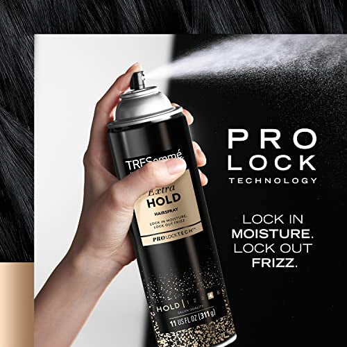TRESemmé TRES Two Hair Spray Extra Hold 6 Count for Maximum Hold that’s Never Sticky or Stiff Humidity Resistant Hairspray that Sprays on Dry 11 oz
