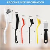 11Pcs Crevice Cleaning Brush Set, Hard Bristle Cleaning Supplies for Kitchen, Bathroom, Corner, Grout, Sink