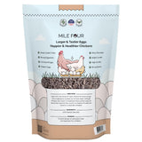 Mile Four Chicken Grit for Layer & Grower Chickens Age 8-20+ Weeks - 100% Natural Mineral Chicken Grit Quartzite, Poultry Grit, USA Mined, 4 lbs