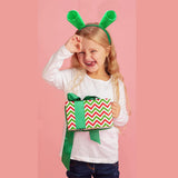 12 Pieces Green Ears Headbands Halloween Head Wrap Hair Accessories Cute Hair Band for Adult Kids Halloween Party Celebration Cosplay Decoration
