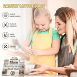 18 Packs Pantry Moth Traps Glue Traps, Pantry Moth Killer for House Pantry | Non-Toxic and Odorless | Super Strong Glue for Moth Catcher