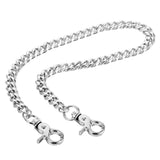 Body Pants Chain for Men Women, Heavy Duty Pocket Wallet Keychain Metal Punk Gothic Jeans Belt Chain Hip Pop Pant Trouser Chains for Women Girls Keychain Wallet Pants Boots Accessories, Silver
